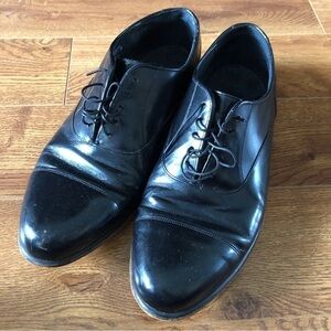 Vintage Stafford Patton leather almond toe dress shoes in size 11